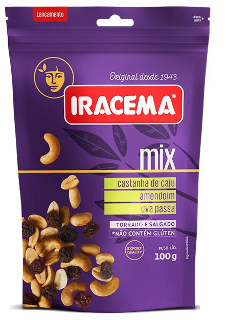 Iracema Mix De Castanha De Caju Amendoim E Uva Passa G Amora