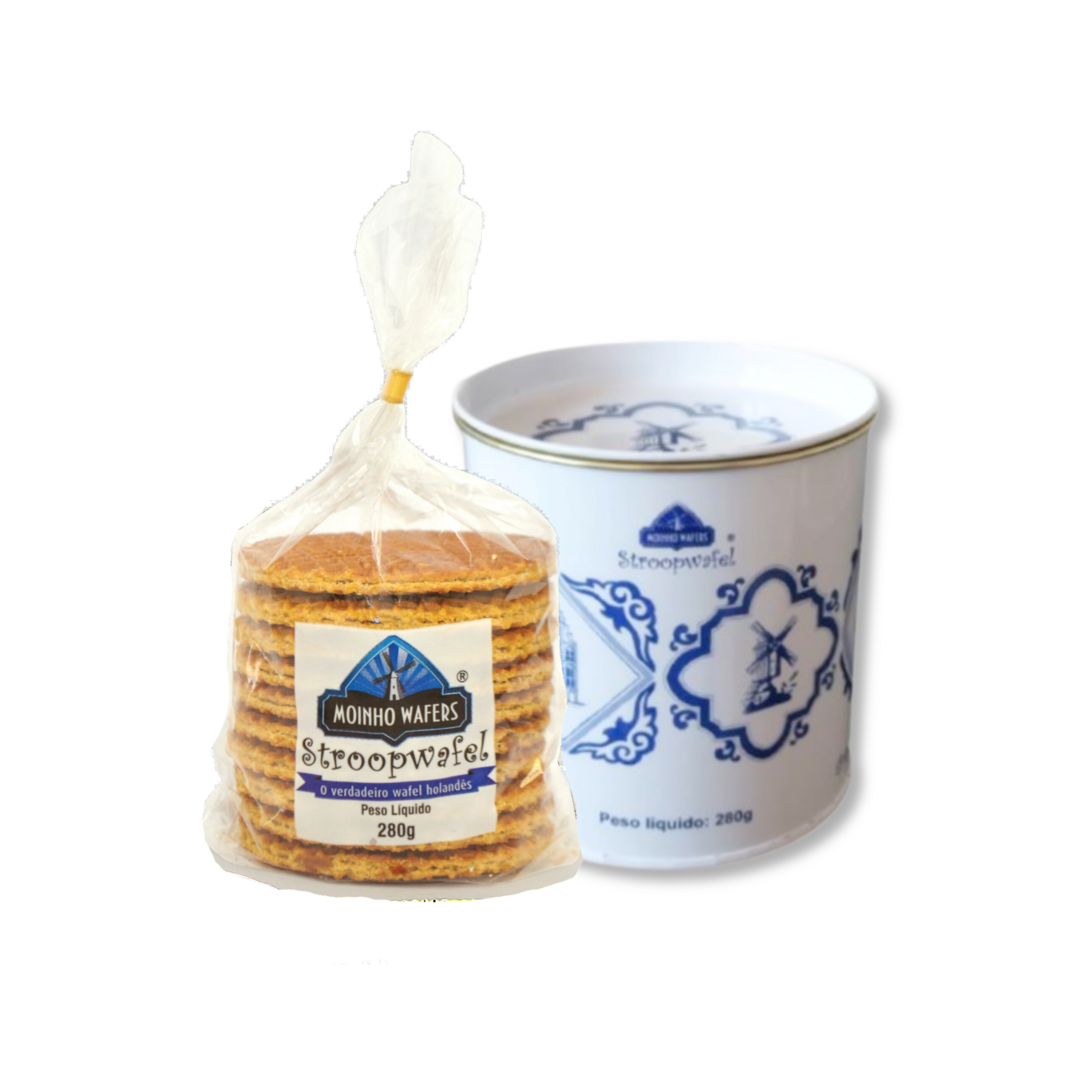 Moinho wafer   lata estampa sortida   stroopwafel   280g