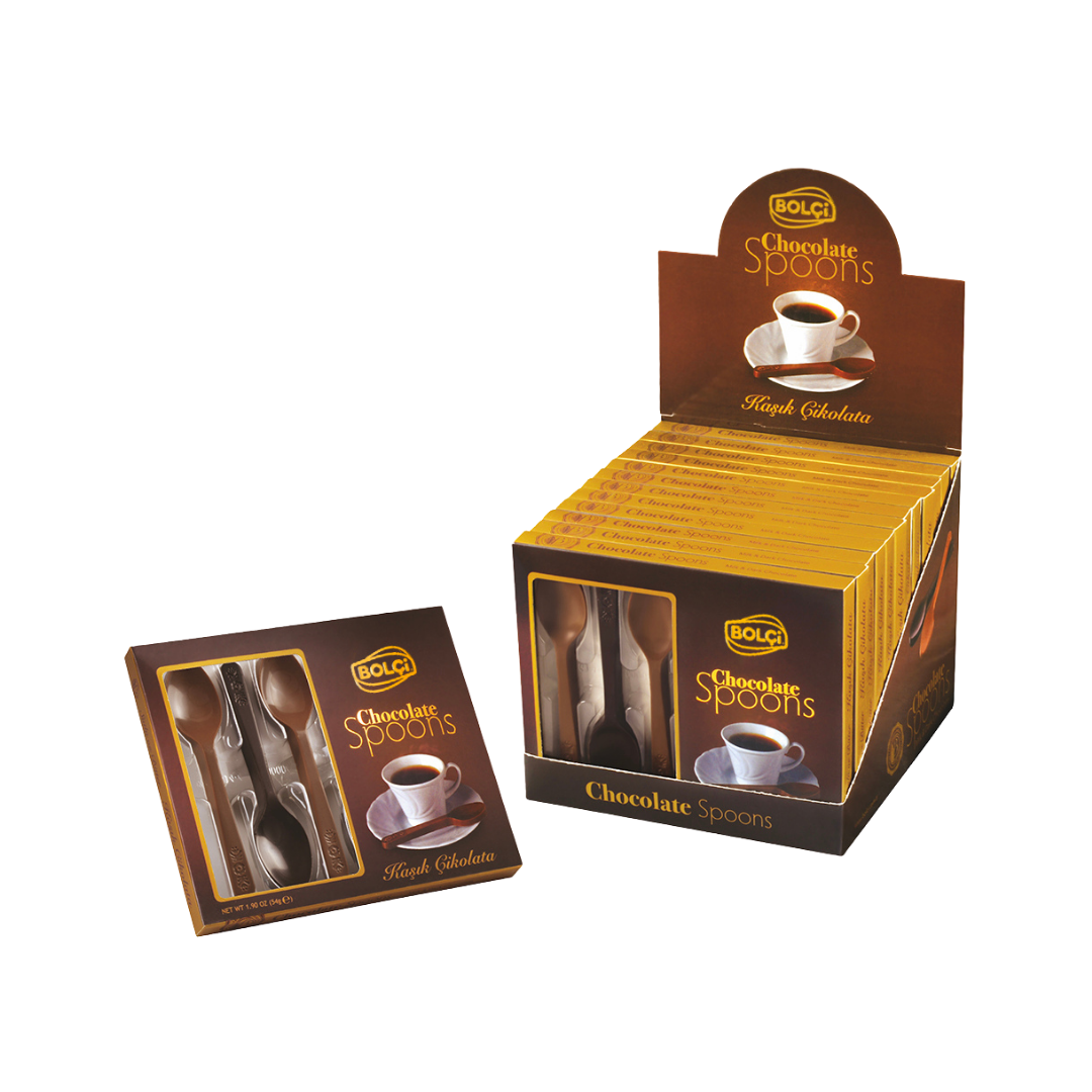 Chocolate   54g   bolci   spoons   colheres de chocolate amargo