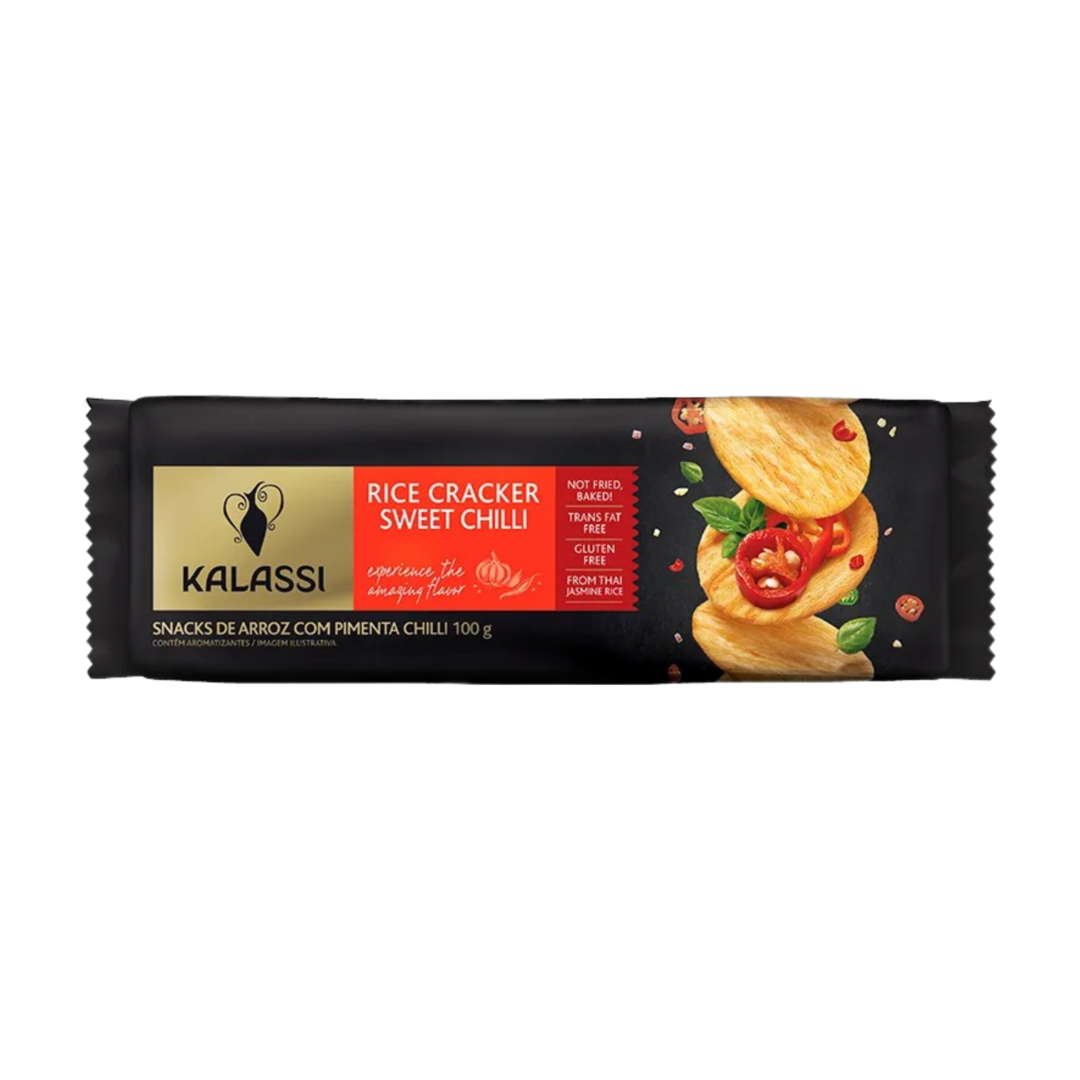 Kalassi   sweet chilli   lanche de arroz com pimenta chili   100g