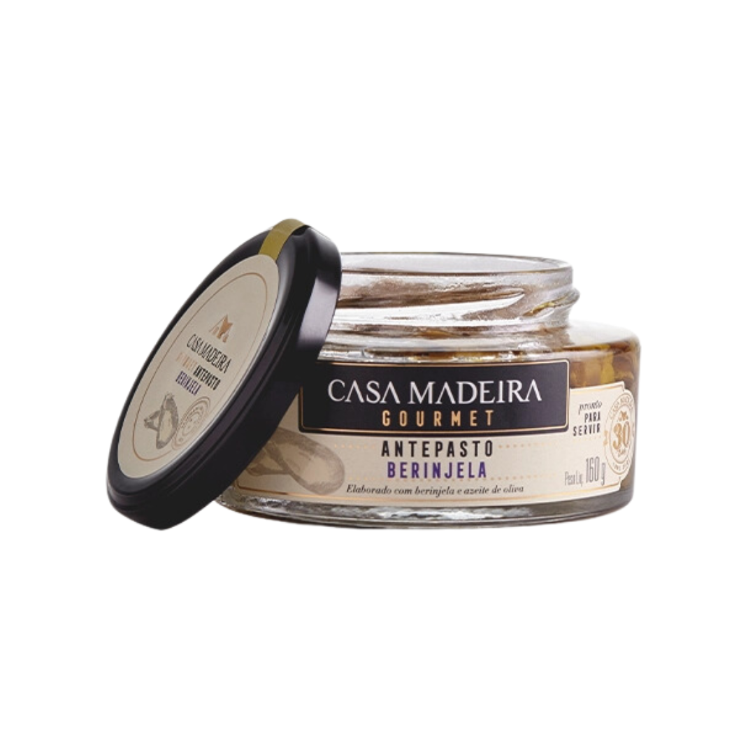 Casa madeira   gourmet   antepasto de berinjela   160g