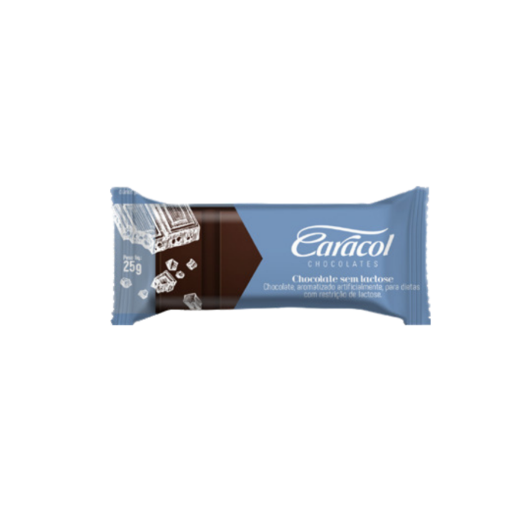 Chocolate caracol   25g   barra sem lactose