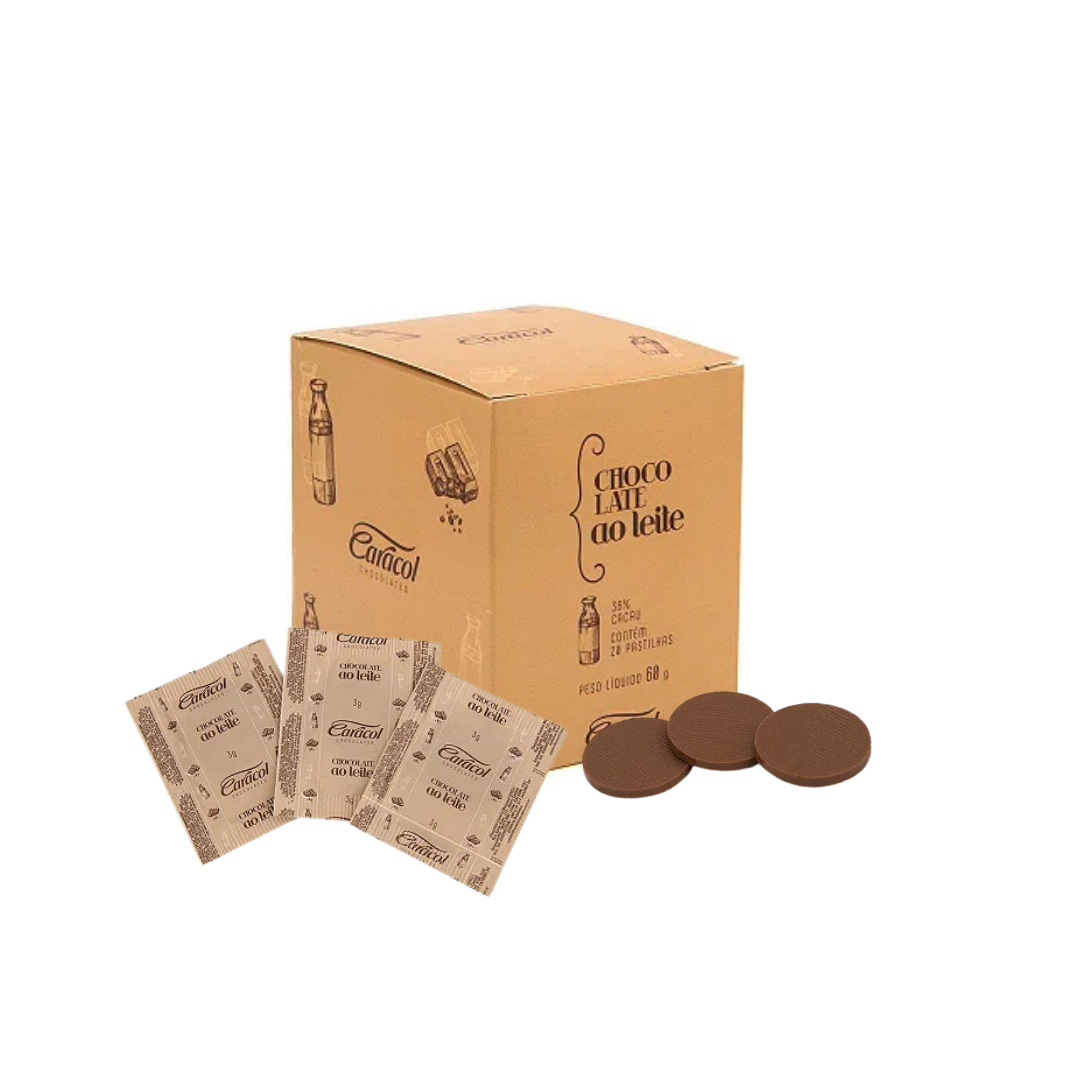 Chocolate caracol   70g   ao leite puro