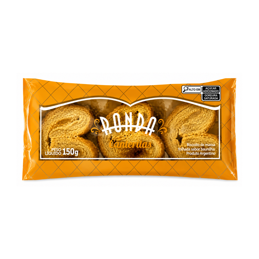 Biscoito ronda   150g   palmeritas   folheado