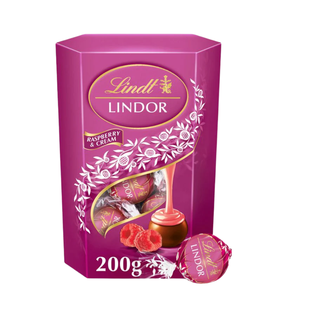 Chocolate lindit   200g   lindor framboesa