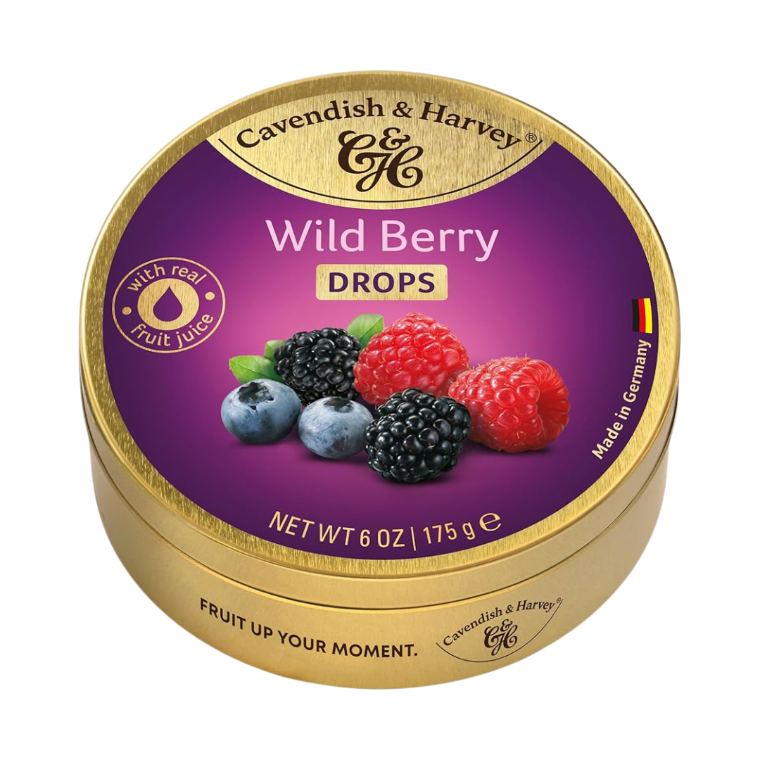 Cavendish   harvey   lata   wild berry   bala de frutas silvestres   175g