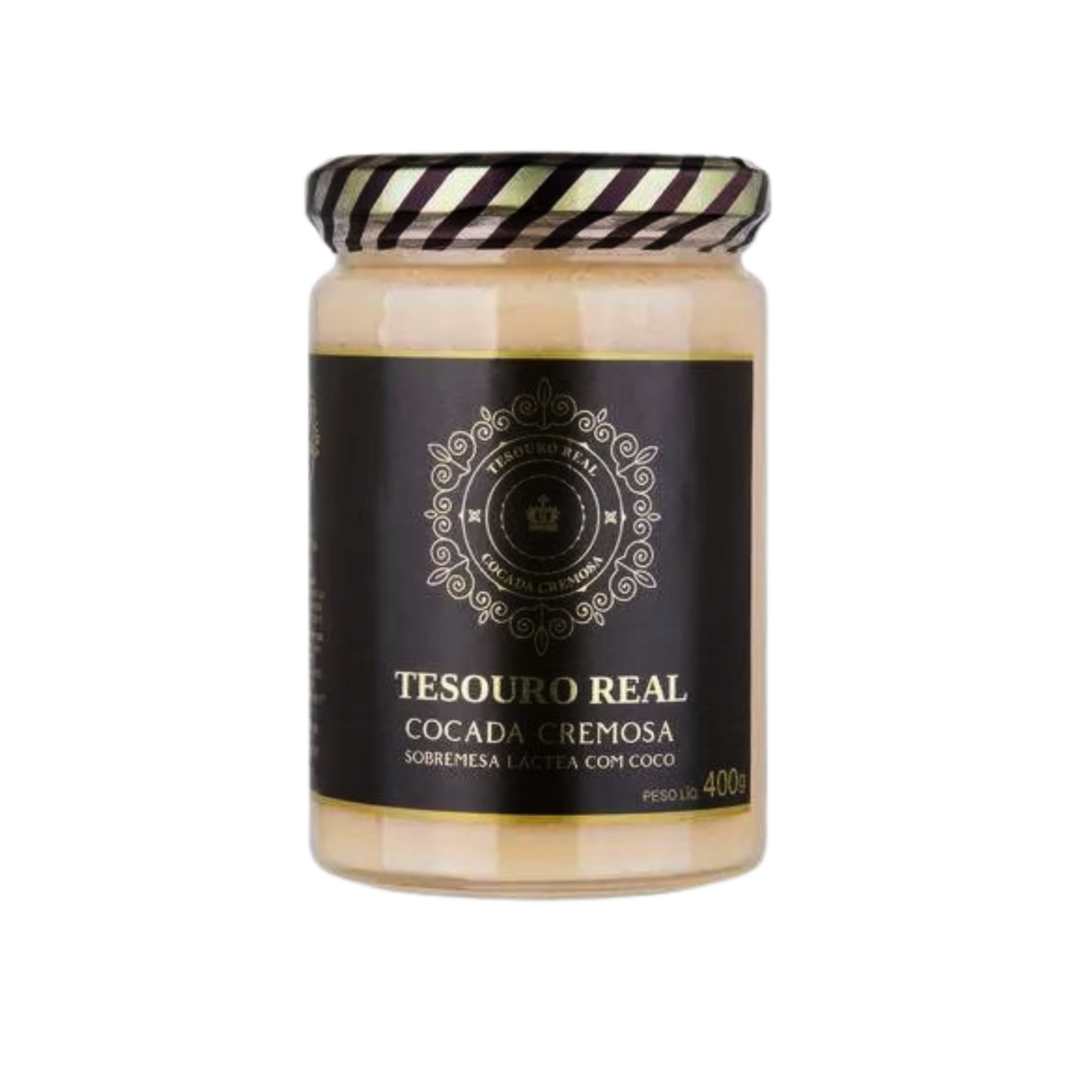 Tesouro real   cocada cremosa   400g