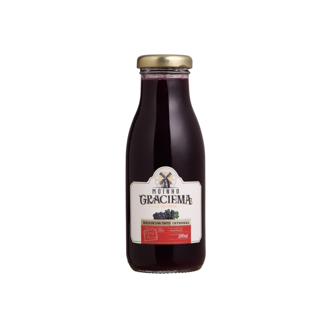 Moinho graciema   suco de uva tinto integral 280ml
