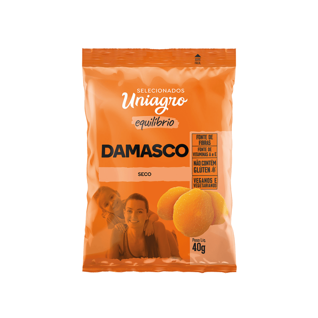 Castanhas   nuts uniagro   40g   damasco seco equilibrio