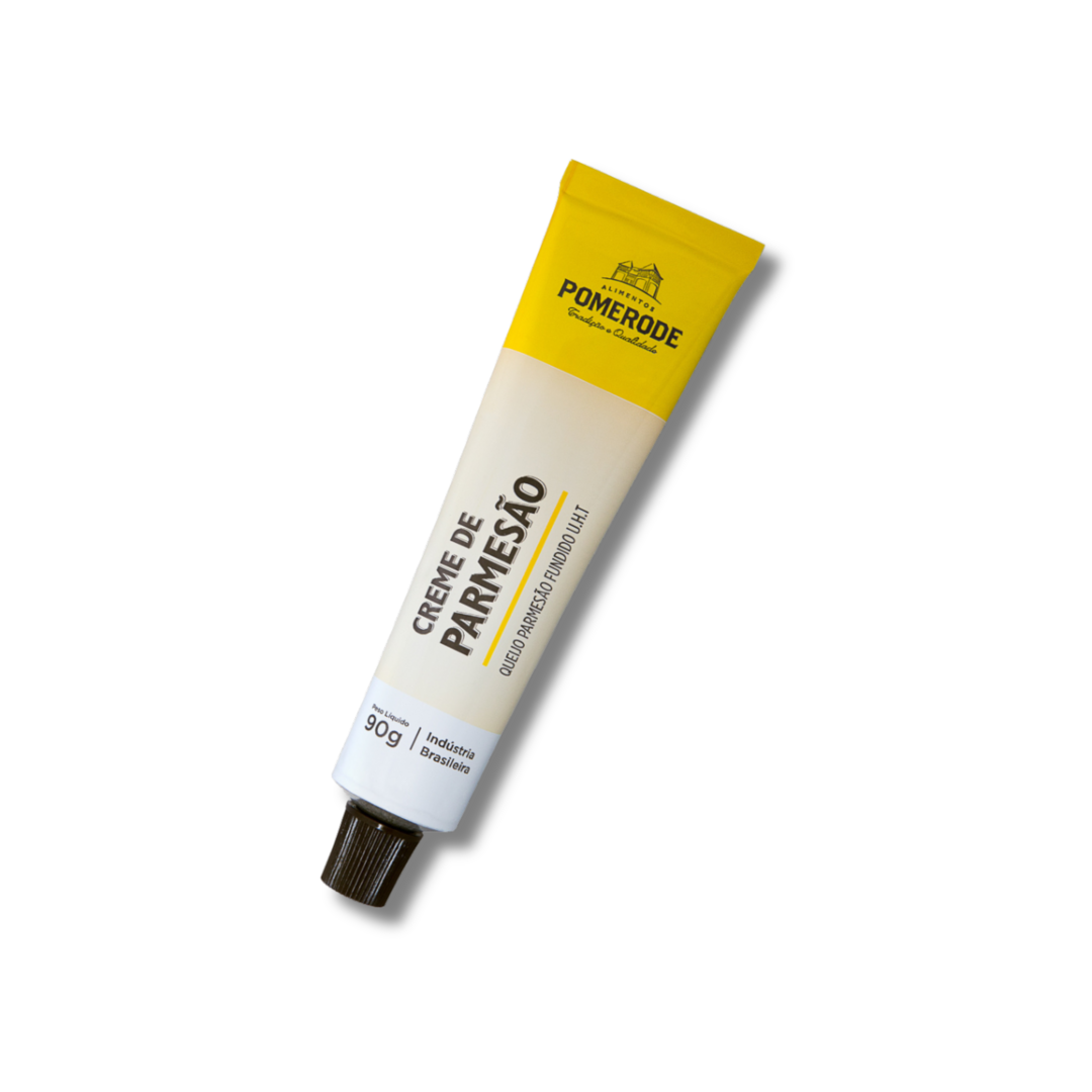 Pomerode   creeme de parmesao   zero lactose   bisnaga 90g