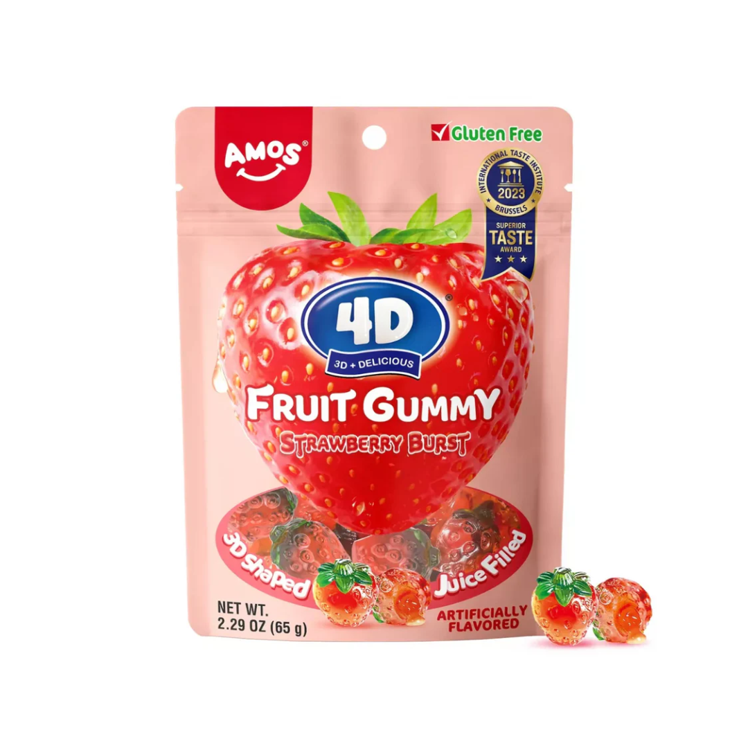  bala amos   65g   4d fruit gummy strawberry