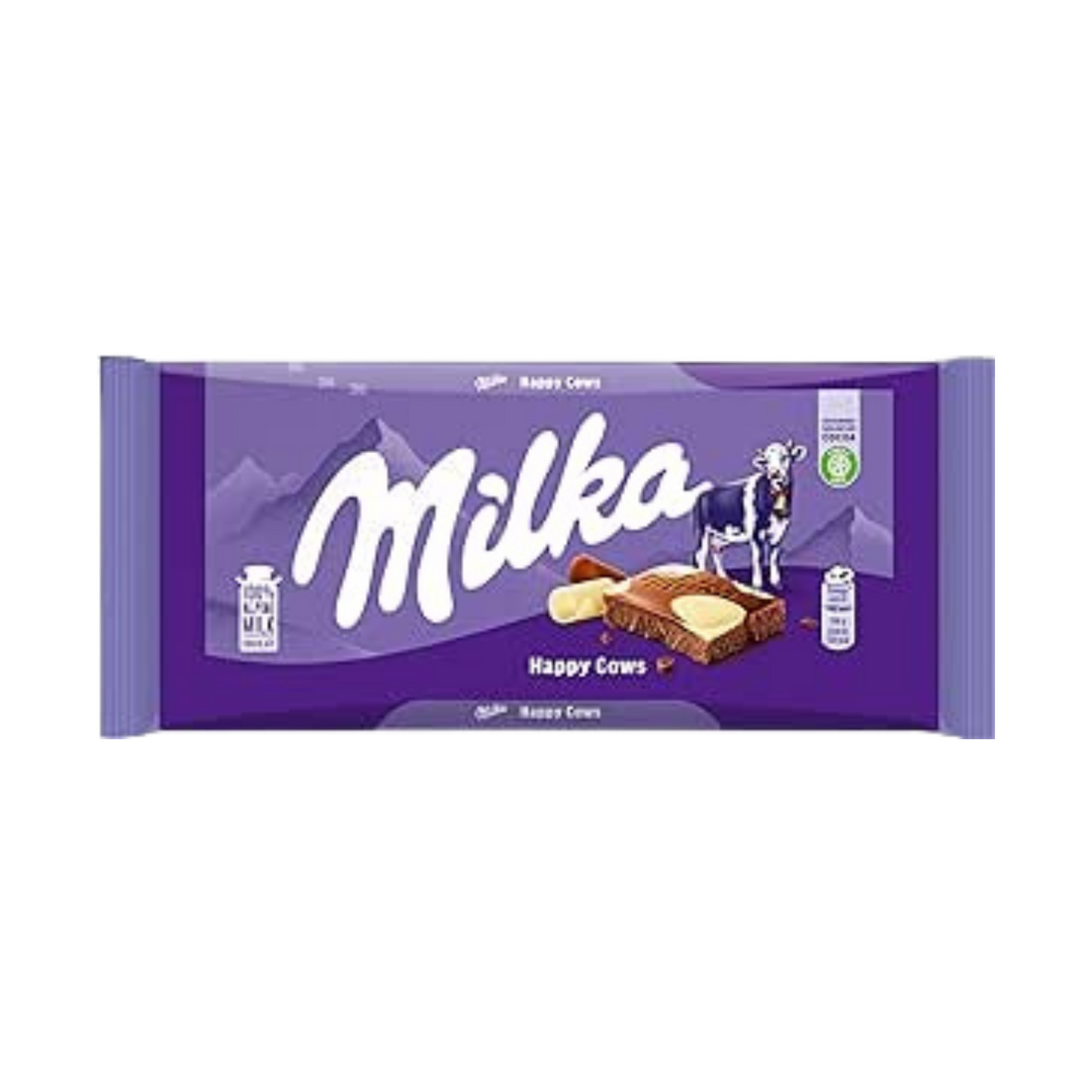 Milka   barra   chocolate happy cow   100g