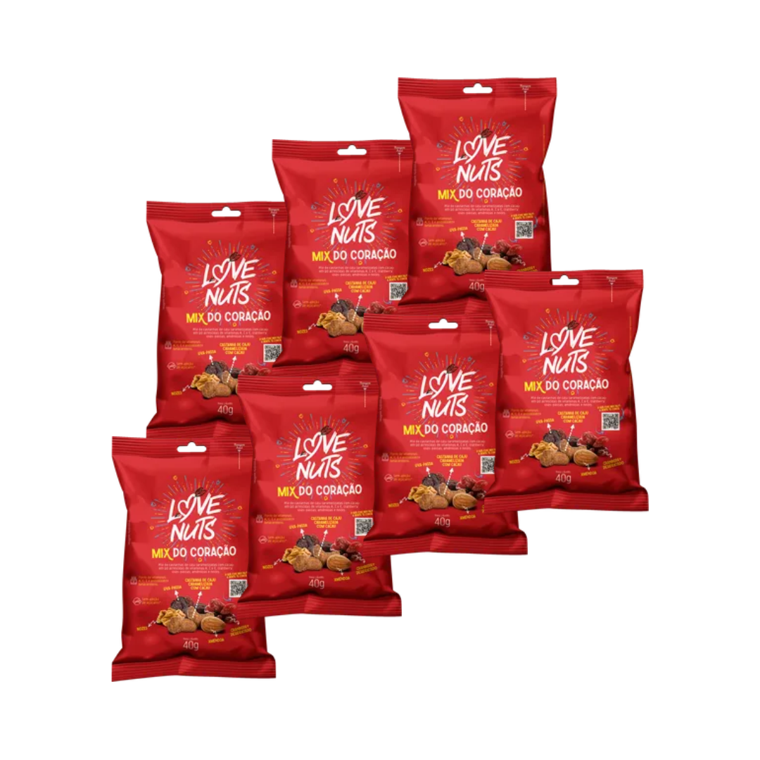 Dunorte   mix do coracao love nuts   dp 07 un x 40g