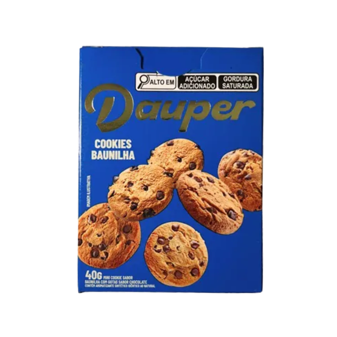 Cookies dauper   40g   mini cookies tradicional baunilha