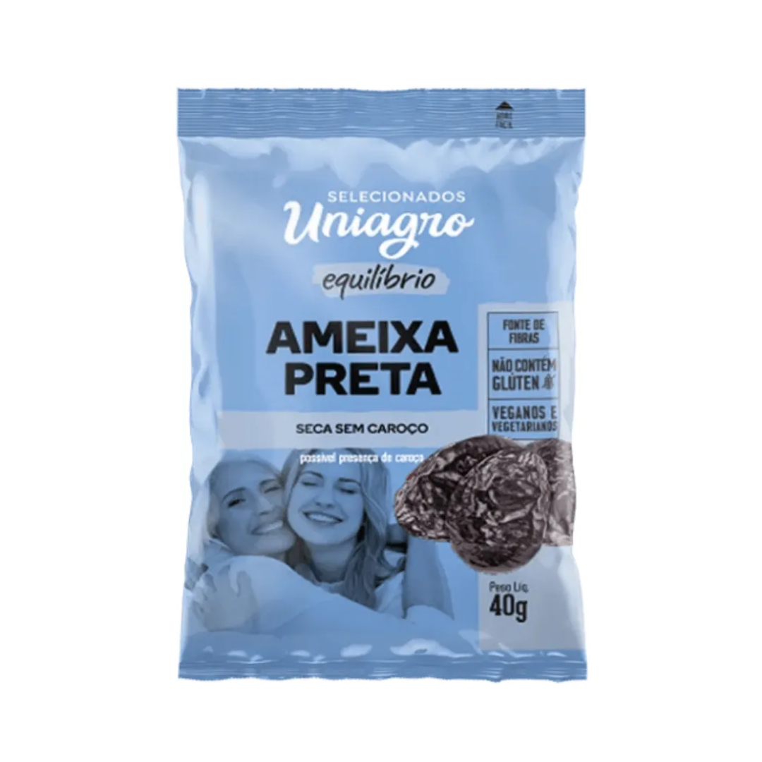 Castanhas   nuts uniagro   40g   ameixa sem caroco   equilibrio