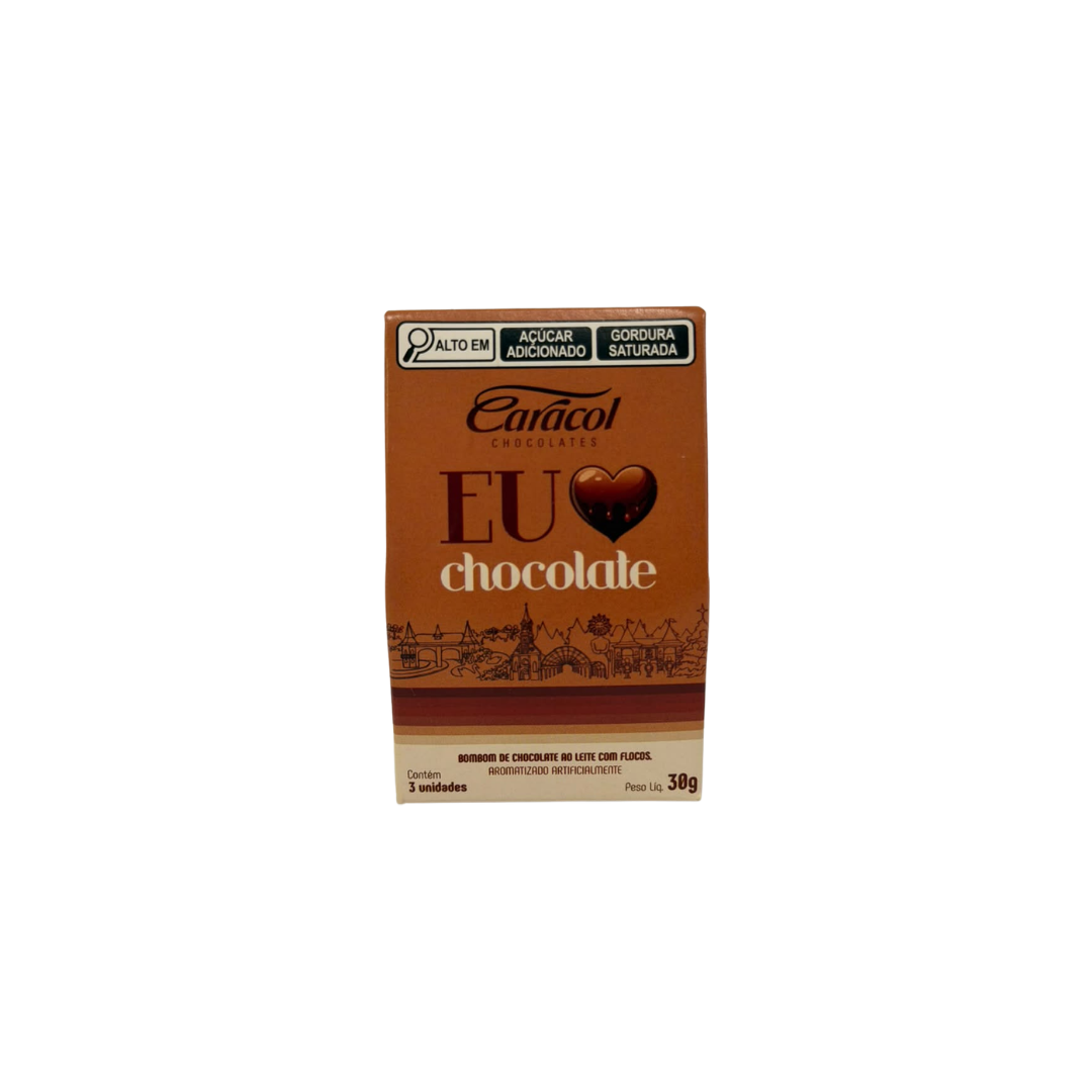 Chocolate caracol   30g   sacolinha   eu amo chocolate