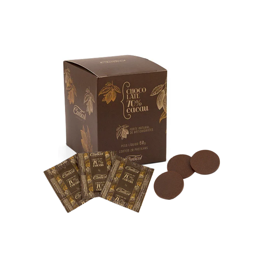 Chocolate caracol   70g   chocolate cacauzinho
