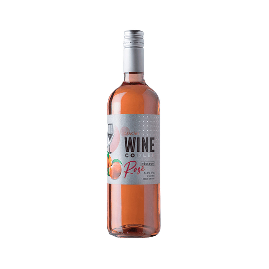 Vinho   cancao wine   750ml   cooler pessego rose