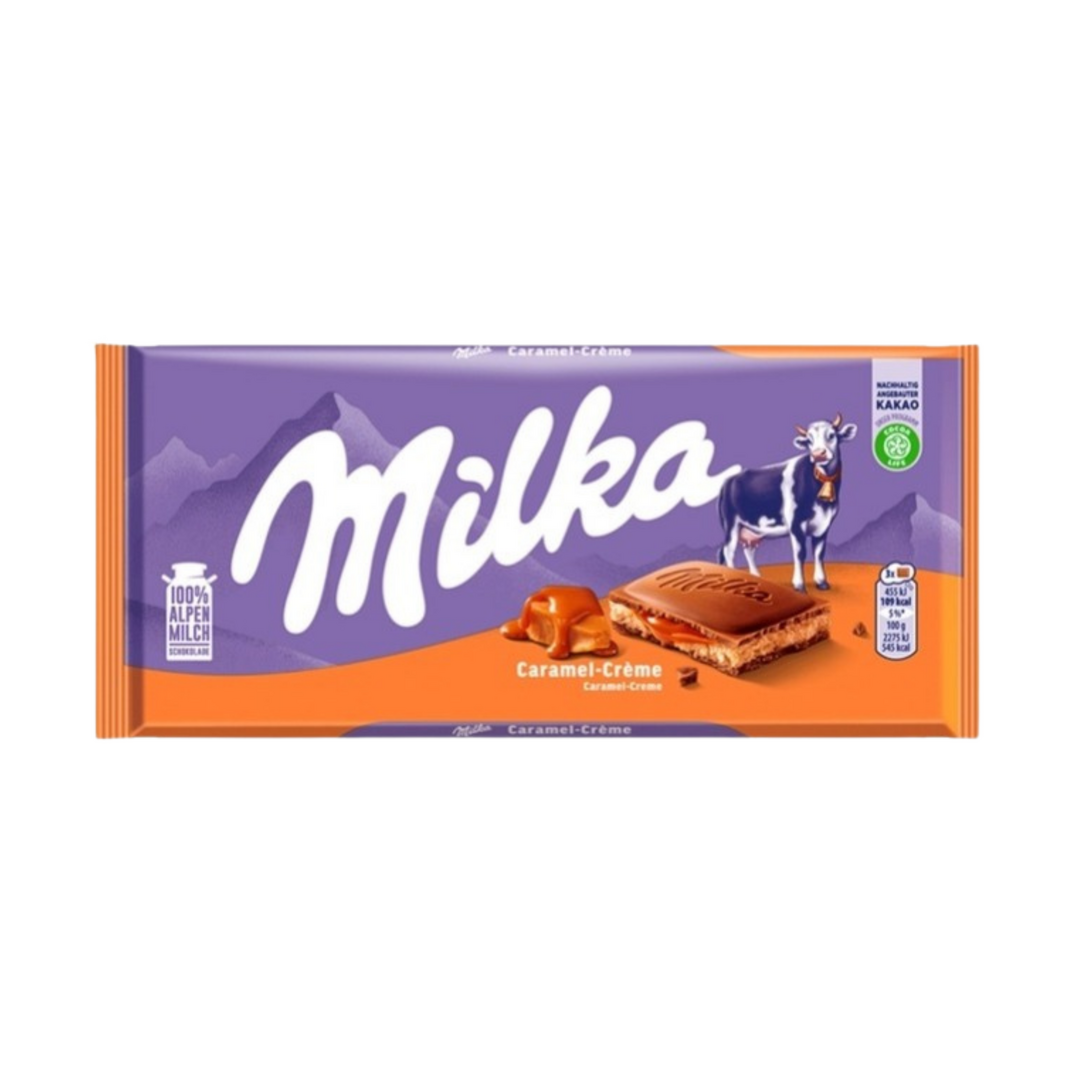 Milka   barra   caramel   recheado caramelo   100g