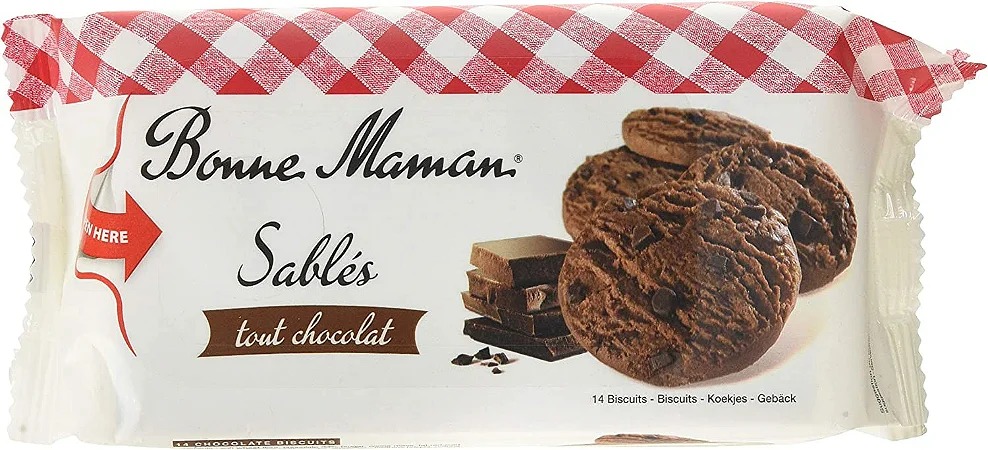 BONNE MAMAN – BISCOITO COOKIES CHOCOLATE – SABLÉS – 150g – Amora ...